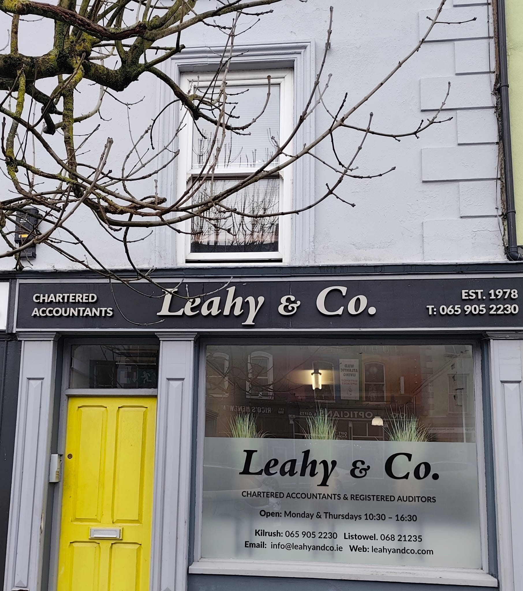 Leahy and Co Accountants office in Kilrush, Co Clare